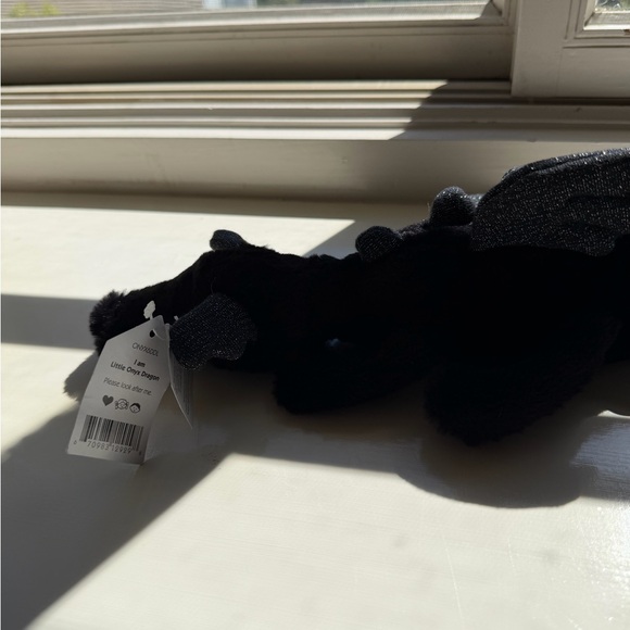 Black and Gray Dragon Plush Toy - Picture 6 of 10